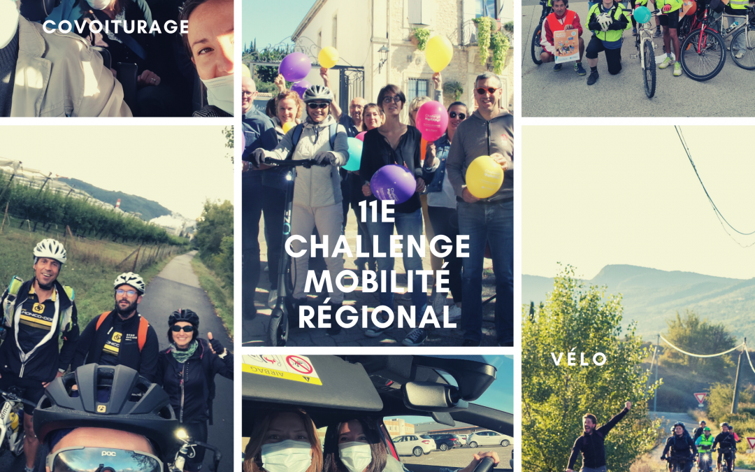 Le Challenge Mobilité Régional – résultats drômois en approchent