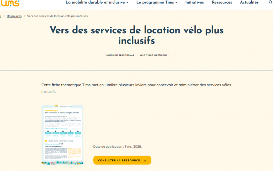 Vers des services de location vélo plus inclusifs