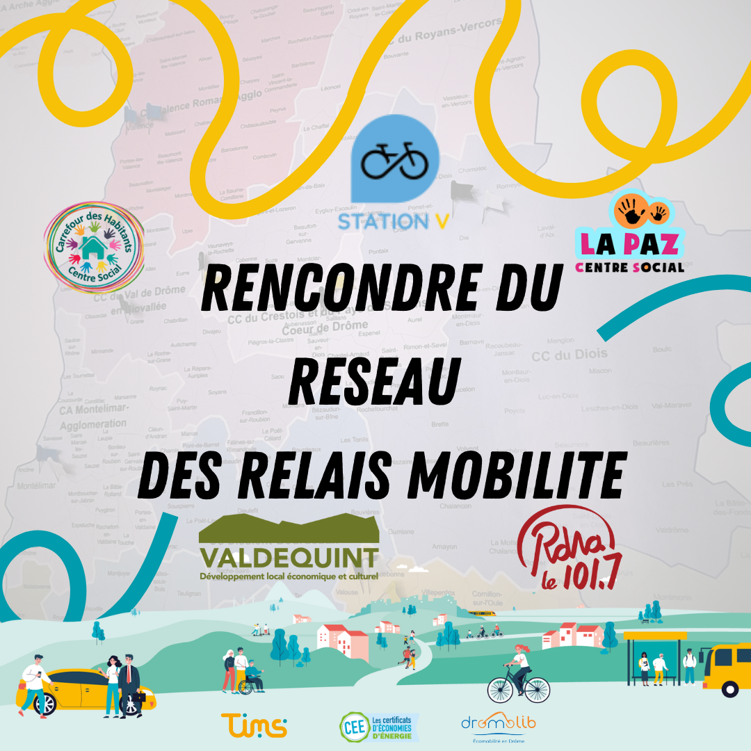Premiers relais mobilité labellisés en Drôme : lancement du réseau