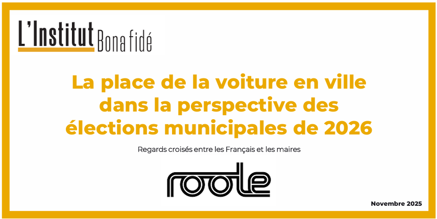 Sondage 2025 : La place de la voiture en ville dans la perspective des élections municipales de 2026
