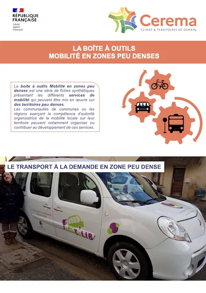 Le transport à la demande en zone peu dense