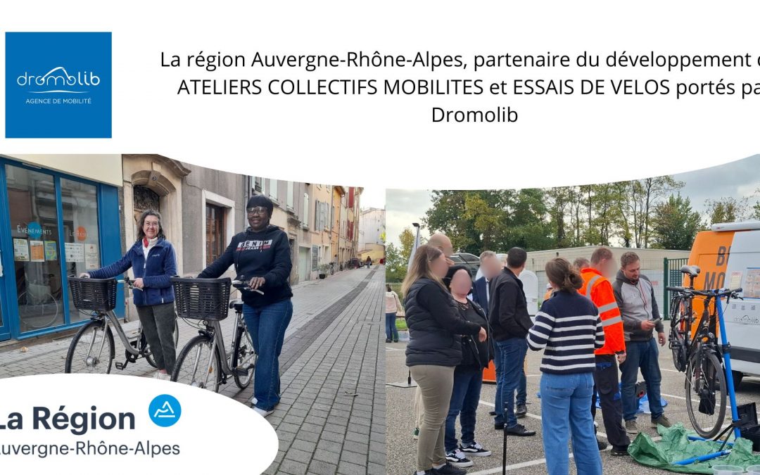 La Région Auvergne-Rhône-Alpes, partenaire pour lever les freins à l’emploi via les ateliers vélo et essai de VAE en 2025